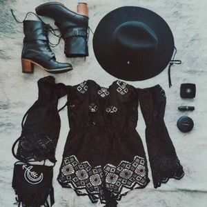 Stone Cold Fox Romper